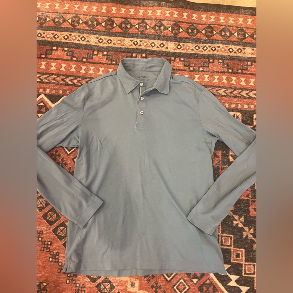 Untuckit long sleeve polo size S